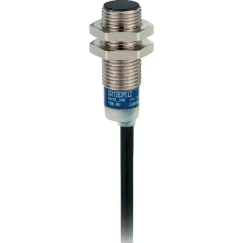 XS112B3PCL2 Inductive sensor XS1 M12 - PNP NO&NC - Flush - Sn4mm - 12..24VDC - cable 2M
