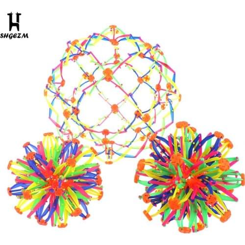 1Pc 3 Expansion Ball Toy Sizes Baby Throwing Ball Stretching Shrinking Ball Sphere Toy