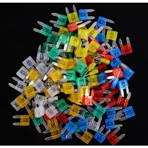 120pcs Car Auto Assorted Mini Standard Blade Fuse Set 5A 10A 15A 20A 25A 30A For Car Motorcycle