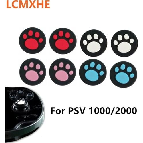40pc) Silicone Thumbstick Grips Caps Joystick Analog Protective Cover Case For Sony PlayStation PS Vita Psvita PSV 1000 2000