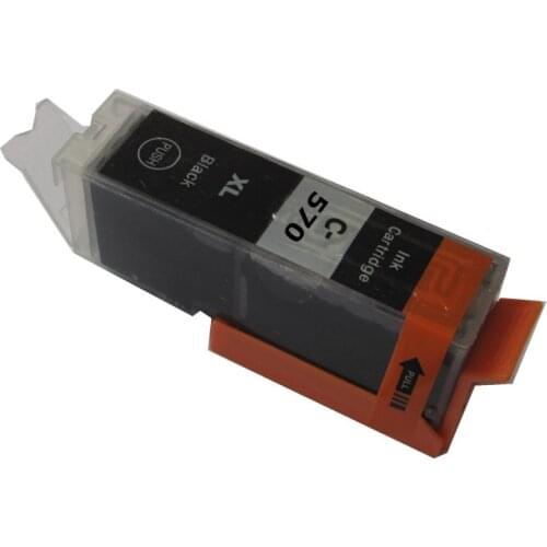 570BK PGI-570 570 black compatible ink cartridge For canon PIXMA MG6850 MG5750 MG6851 MG5751 MG5752 MG5753 TS5050 TS6050 Printer