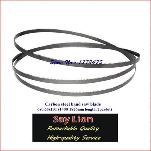 6x0.65x10T; (1400-1826mm length, 2pcs/lot); wooden cutting, carbon steel band saw blade