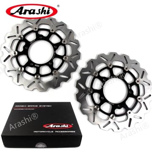 Arashi 1 Pair CNC Front Brake Disc Rotors For SUZUKI GSXR 600 750 2006-2007/ GSXR1000 2005-2008 GSX R GSX-R GSXR GSX1000R