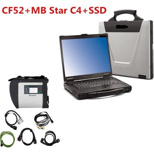 CF52+ MB Star C4 SD Connect Mux+ SSD 2020.12 HHTwin Diagnostics System Compact 4 Mercede Diagnosis Multiplexer For MB Diagnose