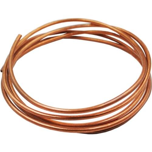 D2.5x4mm Hydraulic Oil Copper Tube For 1:12 RC Excavator Loader Parts