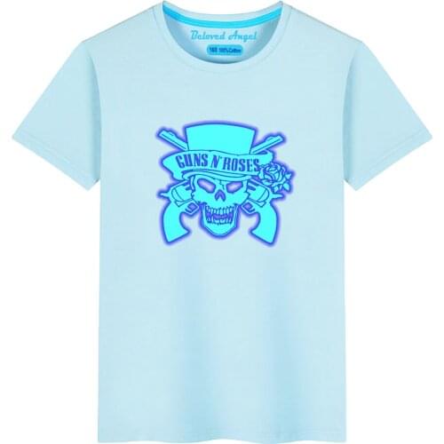 Kids Clothing Short Sleeve Luminous T-Shirt Baby Tops Costume Children Clothes Tees T-shirts For Boys Girls Shirts T shirt