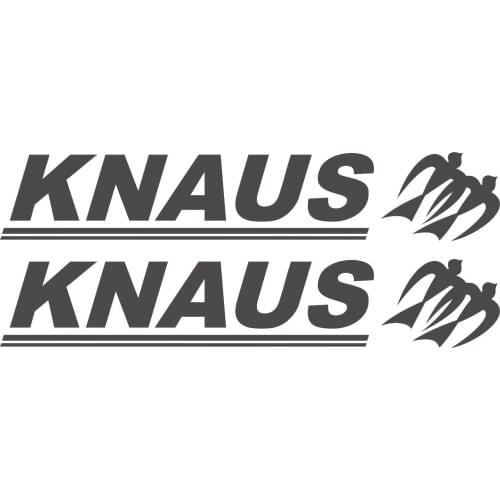For 2 x KNAUS 95cm 17cm aufkleber sticker wohnmobil camper wohnwagen caravan Car Styling