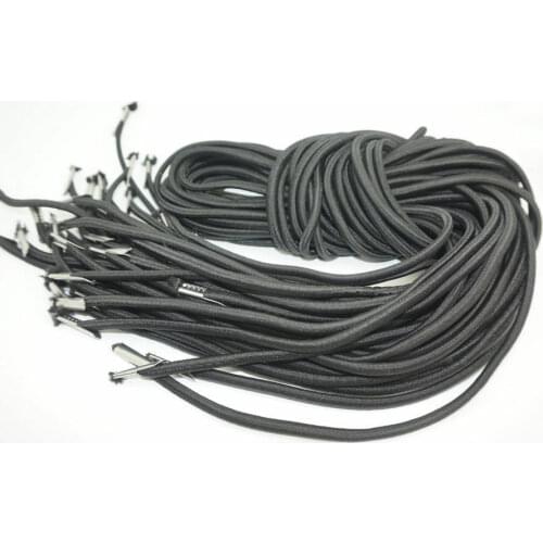Bungee Cord Elastic Rope Shock Cord Plaited Cord for Deck Chair Sofa 126cm x 5mm