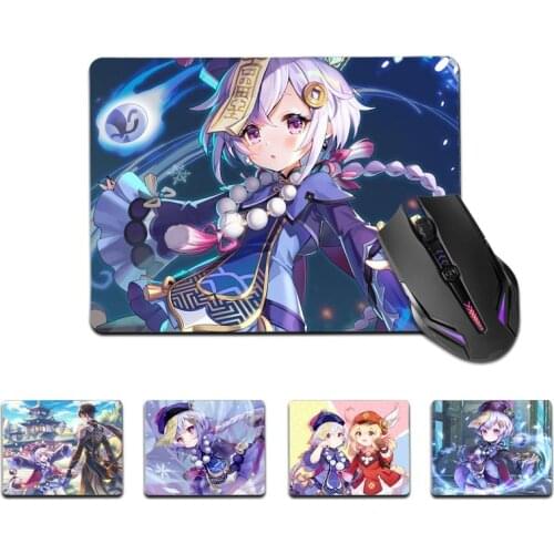 FHNBLJ Top Quality Genshin Impact Qiqi Rubber Mouse Durable Desktop Mousepad Top Selling Wholesale Gaming Pad mouse