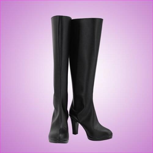 Hot Game LOL KDA Evelyn Girl Group Suit Black Shoes Cosplay