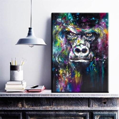 Canvas Painting Apes Movie Monkey Canvas Poster Print for living room bedroom home decoration