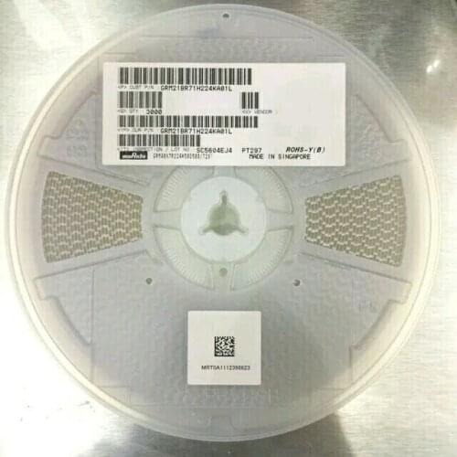 GRM21BR71H684KAC4L SMD MLCC 0805 GRM21BR71H684KAC4L Ceramic Capacitor GRM21BR71H224KA01L SMD MLCC 0805 220nF(224) ±10% 50V