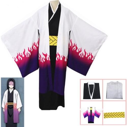 Demon Slayer Cosplay CostumeKimetsu No Yaiba Kamado Tanjirou Agatsuma Zenitsu Tomioka Giyuu Nezuko Unisex Kimono Uniform