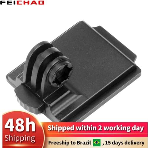 Helmet Fix Mount Base Holder Adapter for Gopro Hero 6 1 2 3 + 4 5 Session Yi Sjcam Motorcycle Riding Sports Accessory