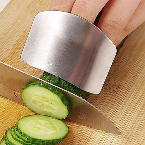 Kitchen Gadgets Stainless Steel Multi-purpose Anti-cutting Finger Guard Protector Knife Cut Finger Protection Tool Knives