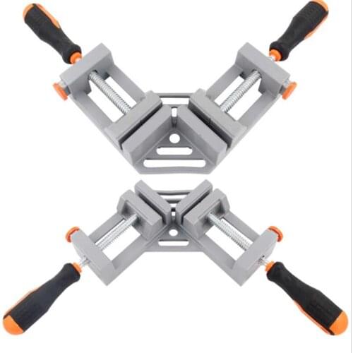 Hardware tools 90 degree aluminum alloy single handle double handle woodworking right angle clip angle fish tank photo frame too