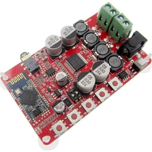 1pcs/ lot Wireless Bluetooth 4.0 Audio Receiver Digital TDA7492P 25W+25W Amplifier Board