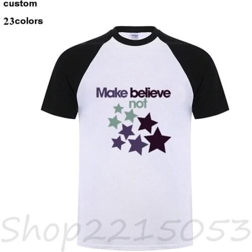 2020 Hip hop Make believe not war Men T-Shirt short sleeve custome logo brand cotton top tee t shirt male black big size tshirtS