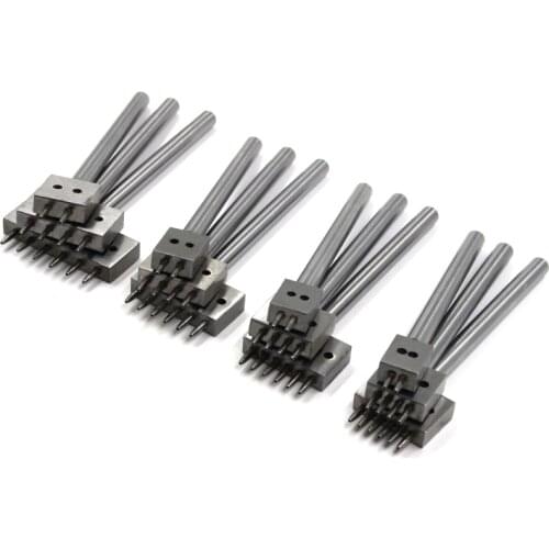 3pcs/set Leather Hole Puncher Sewing Stitching Punching Spacing Hole Drilling Round Hole Cutter DIY Leather Supplies Tool Sets