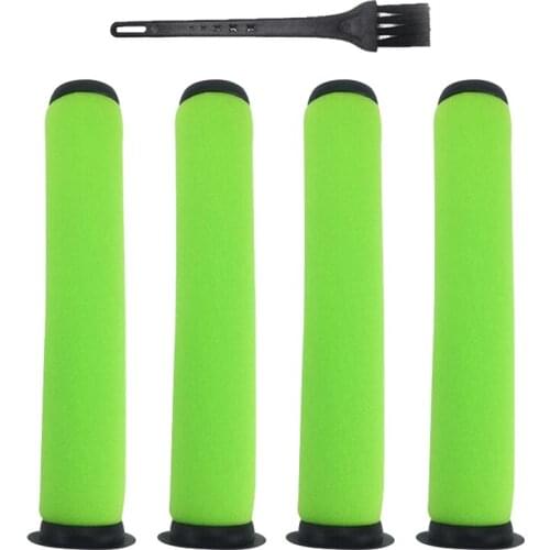 4 Pack Washable Dirt Bin Stick Filters Replacement for Gtech AirRam Mk2 K9 Cordless Vacuum Cleaner
