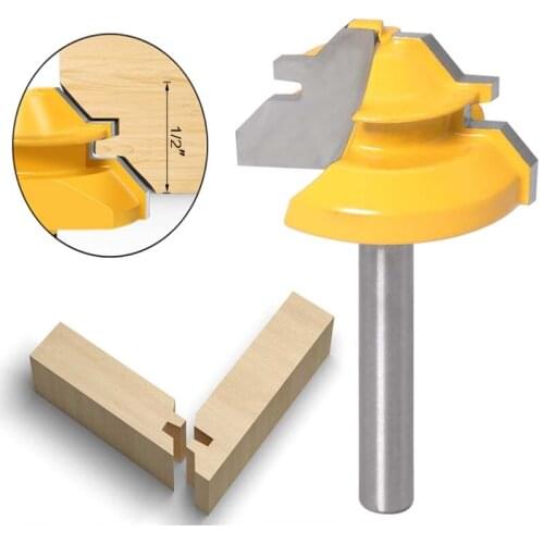 45 degree tenon cutter straight cutter tenon joint cutter 90 degree tenon joint cutter 1 / 4 * 1-3 / 8 panel cutter woodworking