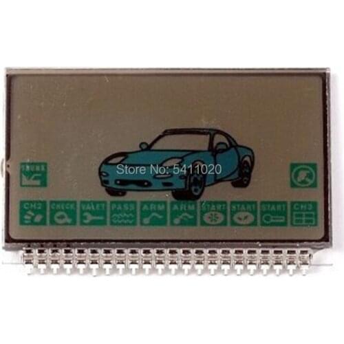 A9 LCD Display Metal Pin For Russian Two way Car Alarm Starline A9 KGB FX-5 FX5 FX 5 Jaguar EZ-beta Remote Control Keychain