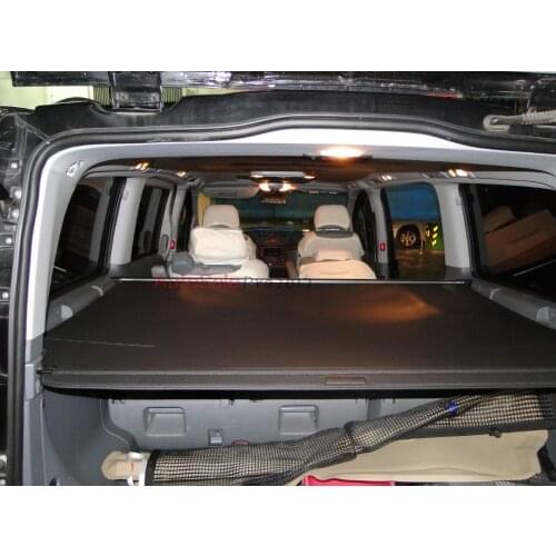 Aluminium alloy + Fabric Rear Trunk Security Shield Cargo Cover For Mercedes-Benz Viano 2010 2011 2012 2013 2014 2015 2016 2017