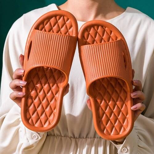 Mute Sandals Slippers Silent Soft Bottom Indoor Non-slip Summer Bathroom Bathing Home Male Couple Female Slippers For Men Women