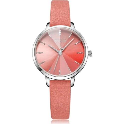 New Lady Womens Watch Japan Quartz Elegant Fashion Hours Bracelet Real Leather Clock School Girl Birthday Gift Julius Box 1165