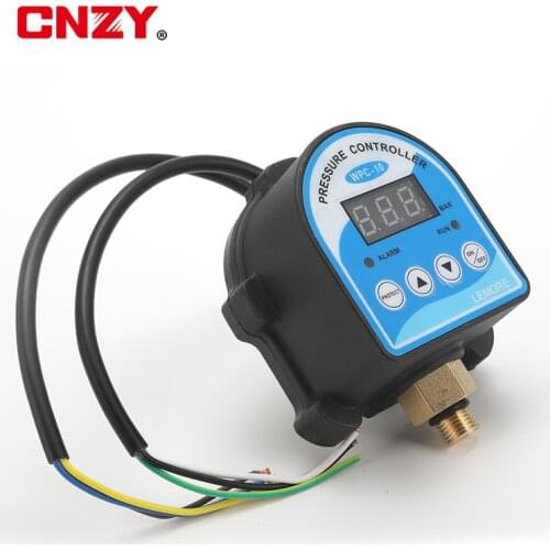Digital Pressure Control Switch WPC-10,Digital Display Eletronic Pressure Controller for Water Pump With G1/2" Adapter