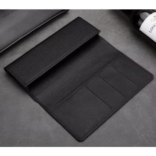 Wallet Genuine Cow Leather Mobile Phone Case Pouch For Iphone Xr/xs Max,zte Axon 9 Pro,for Asus Rog Phone,for Blackberry Key2