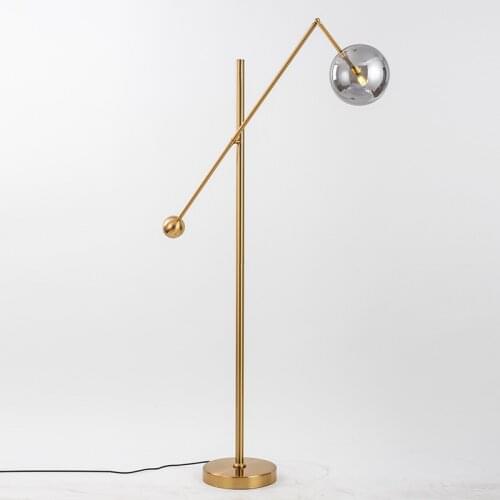 Creative Simple Floor Lamp Glass Ball Standing Lamp For Living Room Bedroom New Design Art Home Decoration Lighting