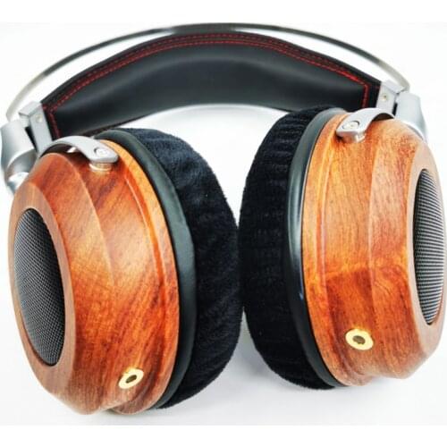 QGM K100 300 ohm High Impedance 300ohm Natural wood Headphones 50MM HiFi Headset Wood Housing Earphones OFC 8 Strand Cable