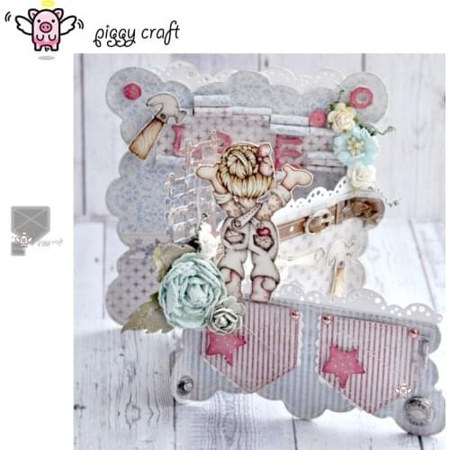Piggy Craft metal cutting dies cut die mold New Pocket decoration Scrapbook paper craft knife mould blade punch stencils dies