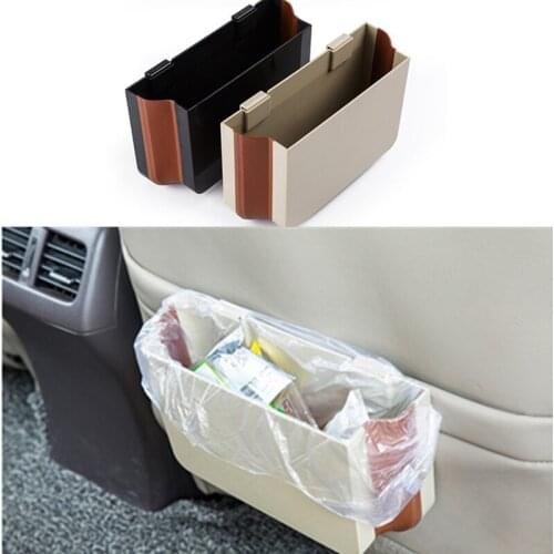 Multifunction Foldable vehicular rubbish bin vehicle Trash Can Garbage Dust Case Holder Bin for volkswagen VW golf 4 Opel astra