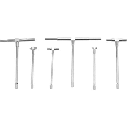 6Pcs Set Telescopic Gauge Set Micrometer Measurement Bore Engineers Kit 8-150mm