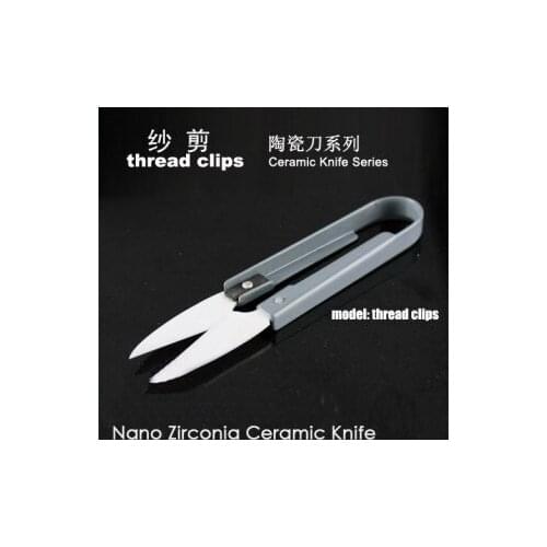 2016 New Arrival Clippers Sewing Trimming Scissors Nipper Embroidery Thrum Yarn Fishing Thread Cutter Mini Ceramic Scissors