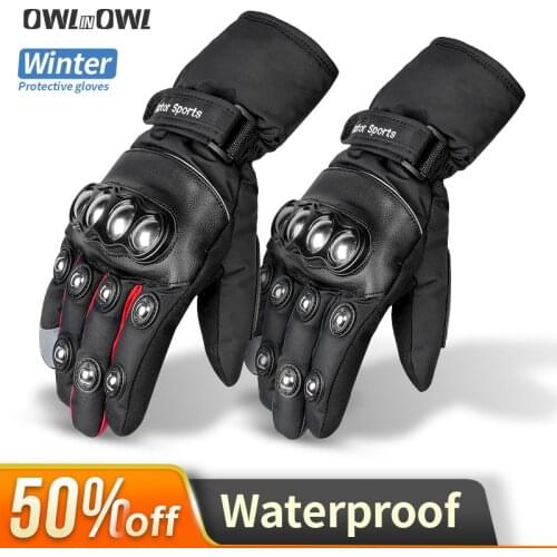 Motorcycle Gloves Racing Motorbike Men Winter Cycling Gloves Touchscreen Waterproof Keep Warm Motocross 2021 New Protective Gear