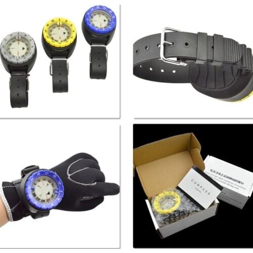Underwater 50m Diving Compass Professional Waterproof Navigator Digital Scuba Luminous Balanced Watch for Swimming