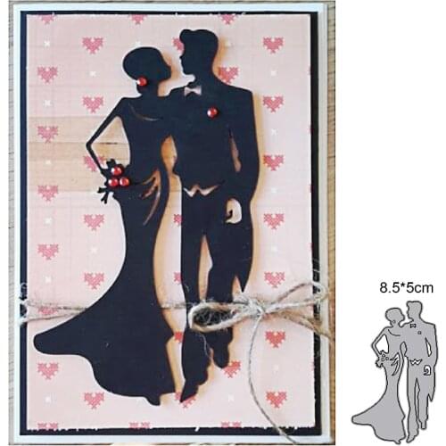 Craft dies metal cutting dies cut die mold couple wedding bride lady Scrapbook paper craft knife mould blade punch stencils dies