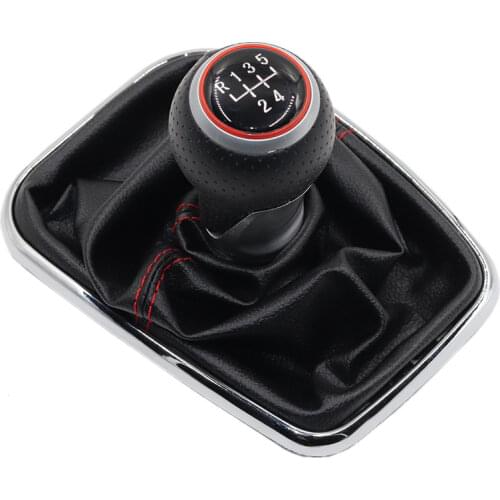 Car Shift Knob Shifter Knob Boot Jdm Shift Knob Gears for VW 1999-2004 Golf 4 IV MK4 GTI R32 Bora Jetta MT Car Parts