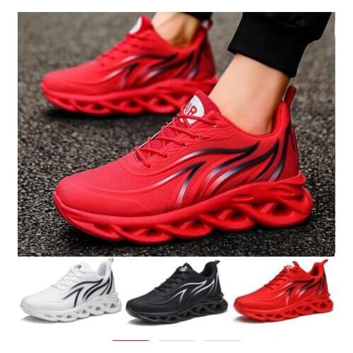 Running Shoes for Men 2021 Summer New Men Sneakers Lace Up Low Top Jogging Shoes Man Athletic Footwear Breathable Sale Sports