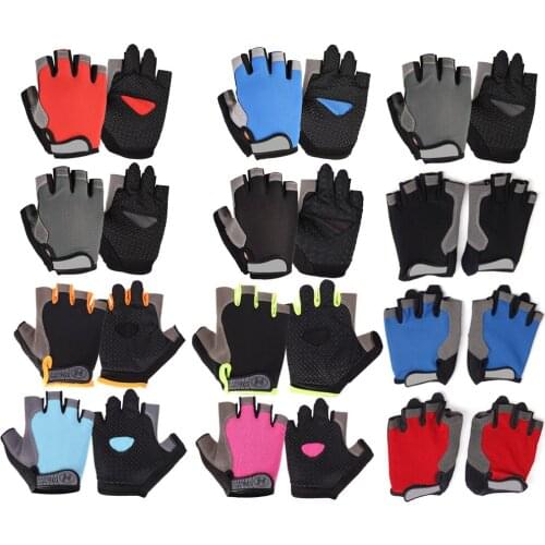 Cycling Gloves Half Finger Men Women Summer Sports Anti-slip Bike Bicycle Gloves