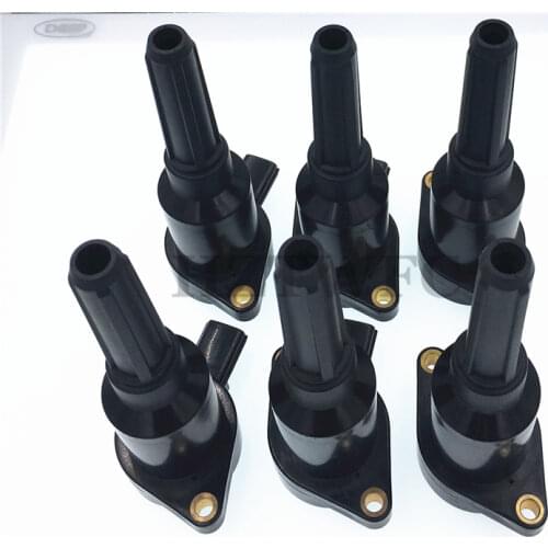 6PCS High Quality IGNITION COIL LHE1510AB 44430036 6033236 FOR JAGUAR XJ XJS XJSC XK DAIMLER DAIMLER XJ 4.0L (1994-2003)
