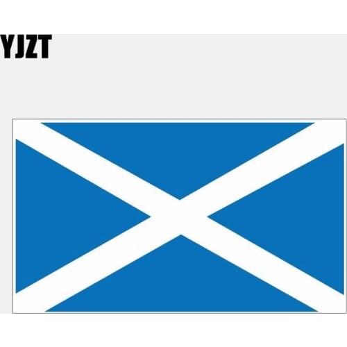 YJZT 11.6CM*6.7CM Creative Scotland City Flag Motorcycle Car Sticker Decal Accessories 6-2841