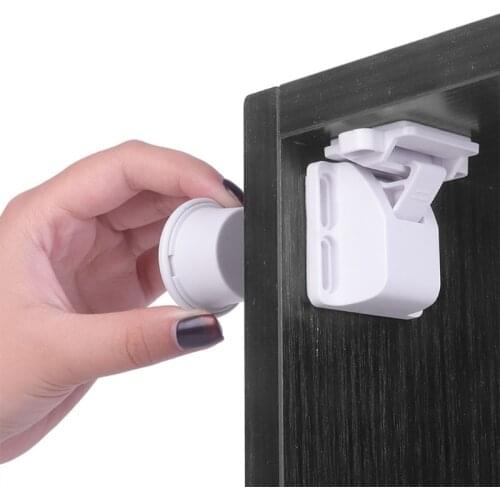X6HD Cabinet Locks Strong Sticky Type Safety Lock Baby Proofing Cabinets Drawers Locks No Drilling 3.5x2.5cm/1.38x0.98in