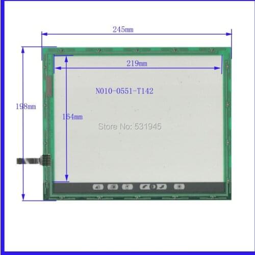 ZhiYuSun NEW N010-0551-T142 245mm*198mm 10.1Inch Touch Screen panels verlay kit Free Shipping 245*198
