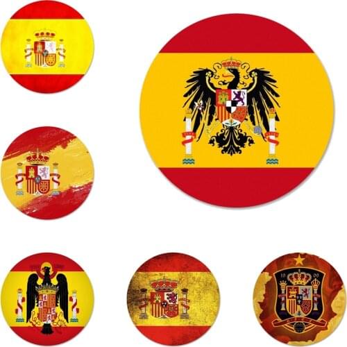 Spanish flag Badge Brooch Pin Accessories For Clothes Backpack Decoration gift