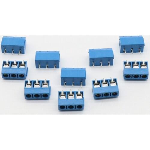 10PCS KF301-3P 5.08mm 3 Pin Connect Terminal Screw Terminal Connector