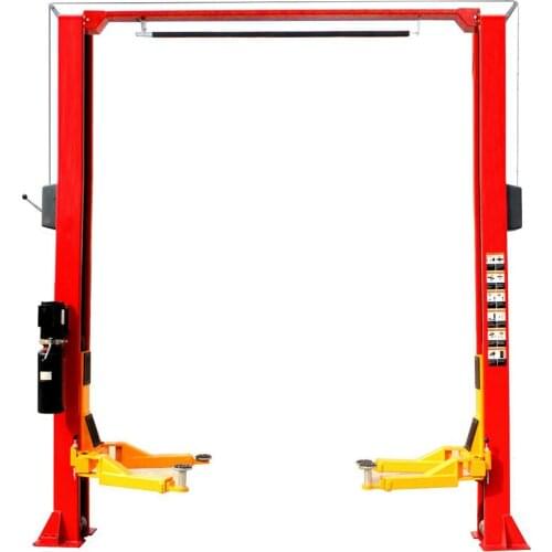 4 Tons Two Post Gantry Car Lift With Single side Manual Release Symmetrical Arms 4000KG
